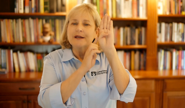 Dr. Becky Bailey Shows How To Demonstrate The Brain Hand