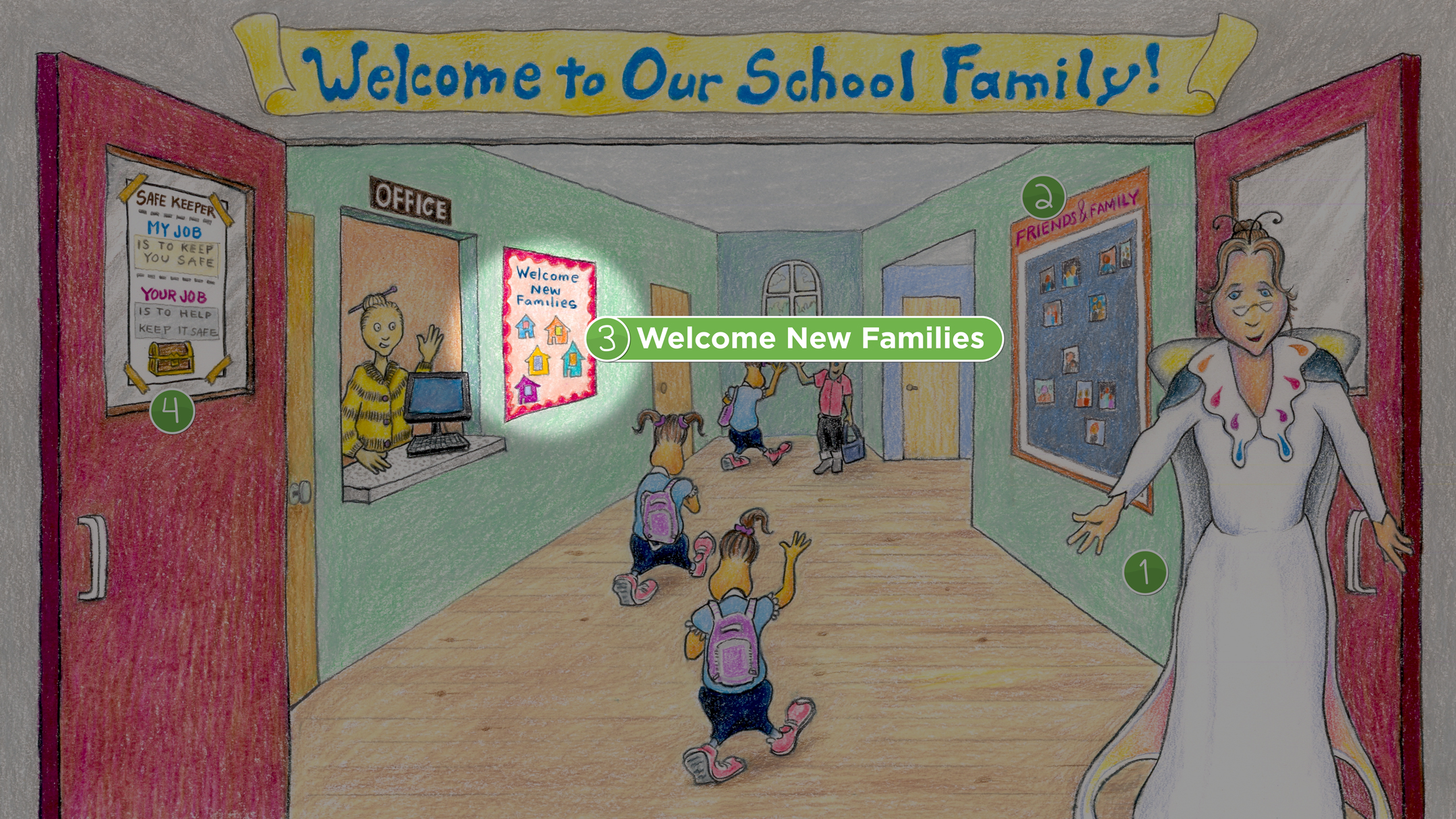 Entrance: Welcome New Families