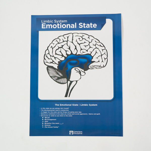 Brain State Poster - Emotional State - Blue - thumbnail