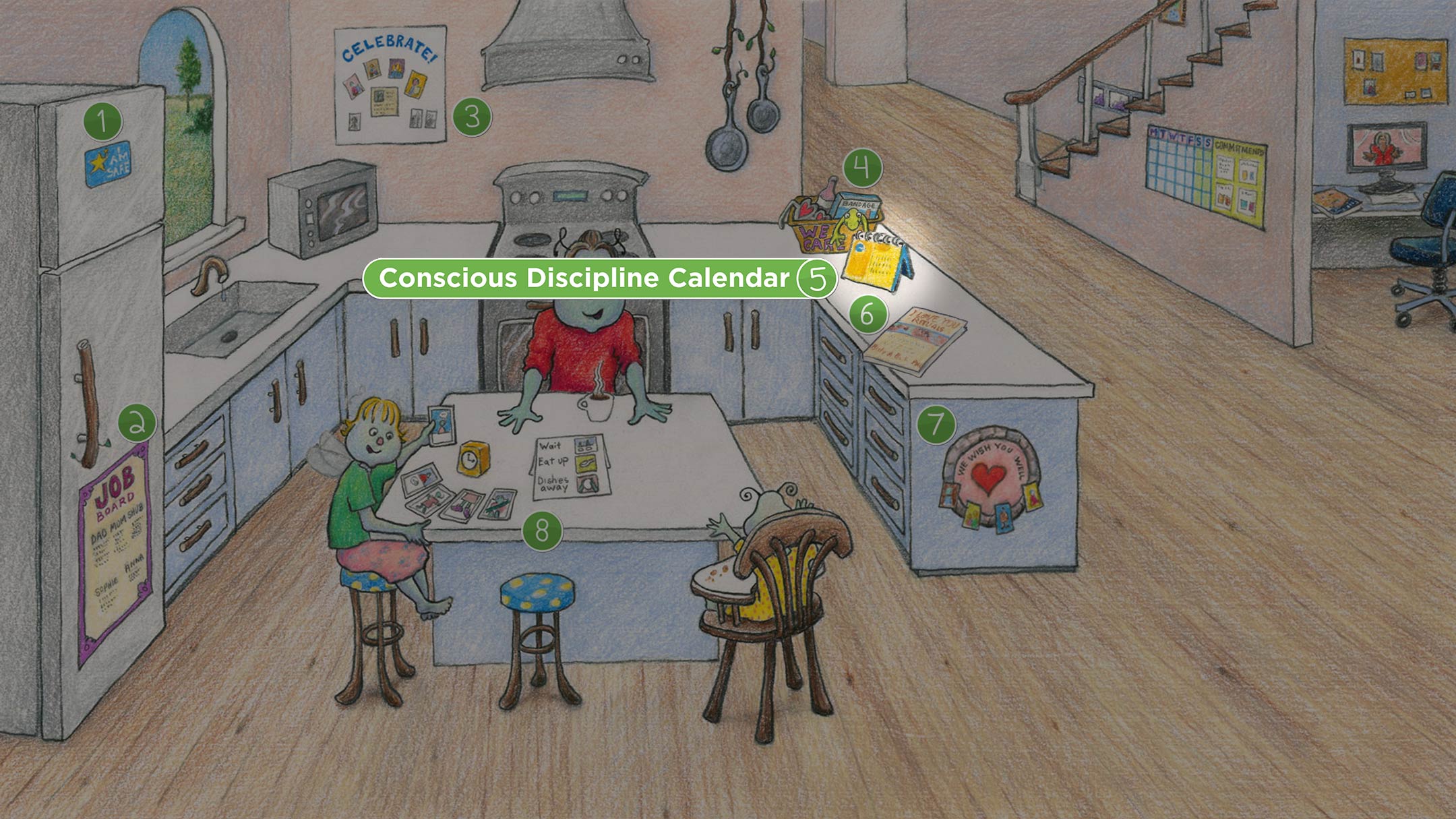 Kitchen: Conscious Discipline Calendar