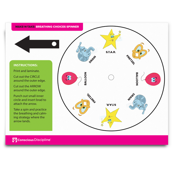 Resource Breathing Choices Spinner Conscious Discipline