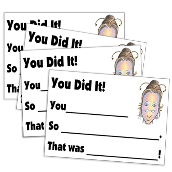 Mini Cards: You Did It!