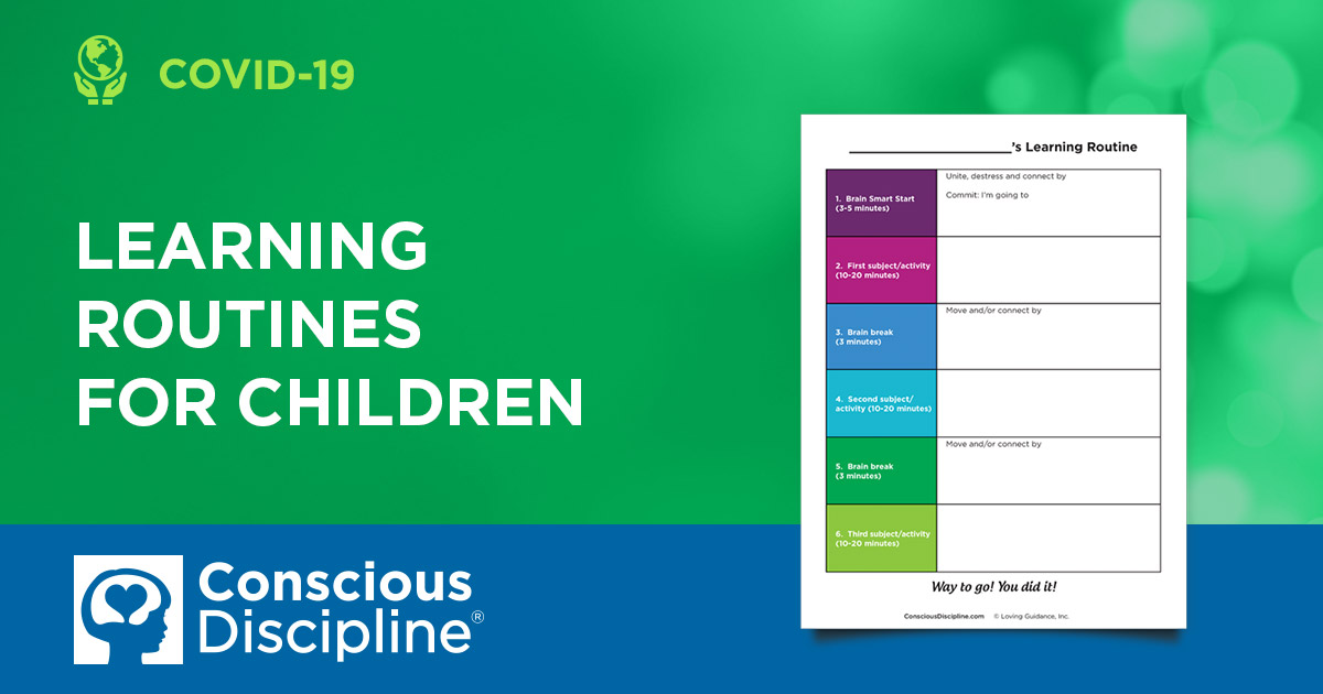 Resource: Learning Routines for Children | Conscious Discipline