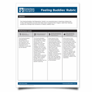 Resource: Feeling Buddies Rubric