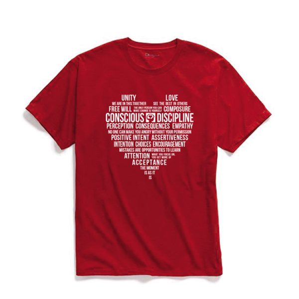 Product: Red Heart Conscious Discipline T-Shirt - Conscious Discipline