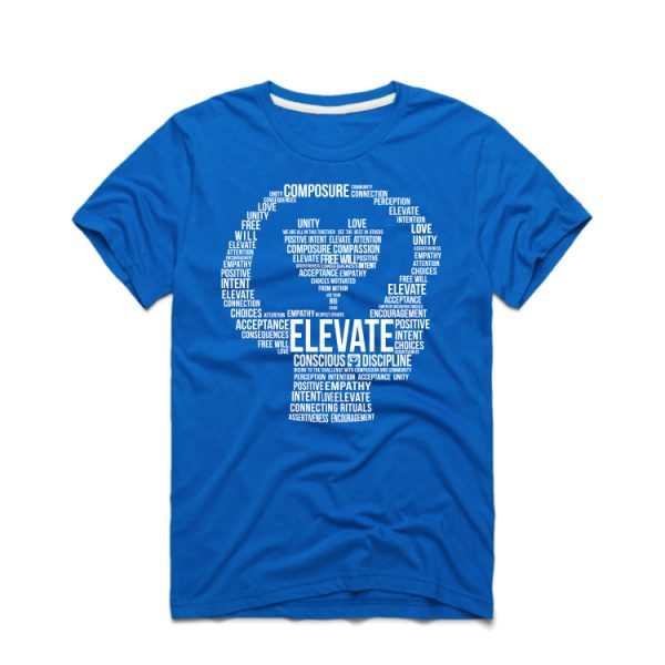 Elevate 2022 Blue T-Shirt Front