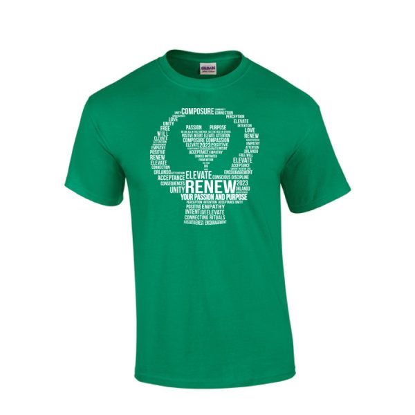 Elevate 2023 Green T-Shirt Front