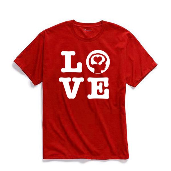 Red Love T-Shirt Front