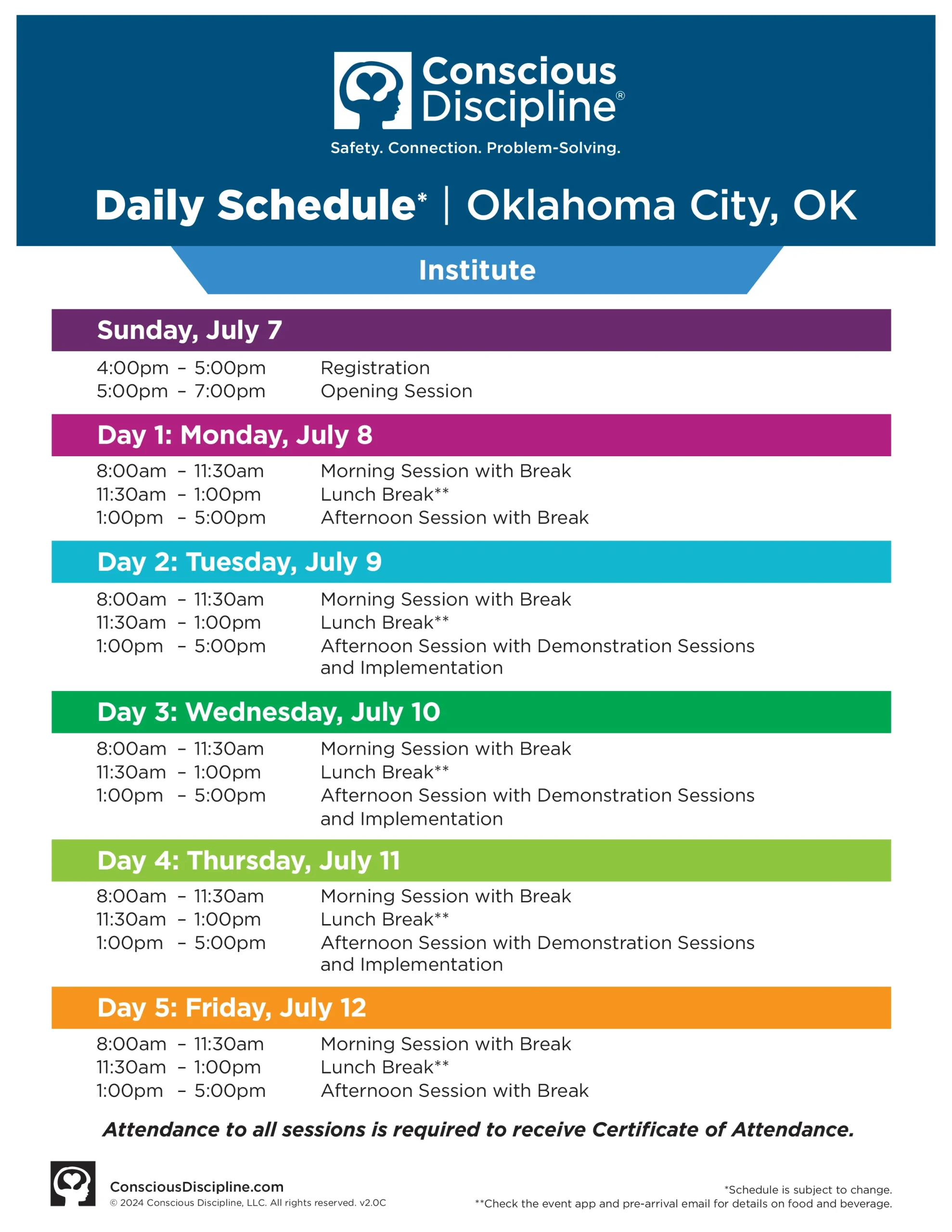 oklahoma event schedule